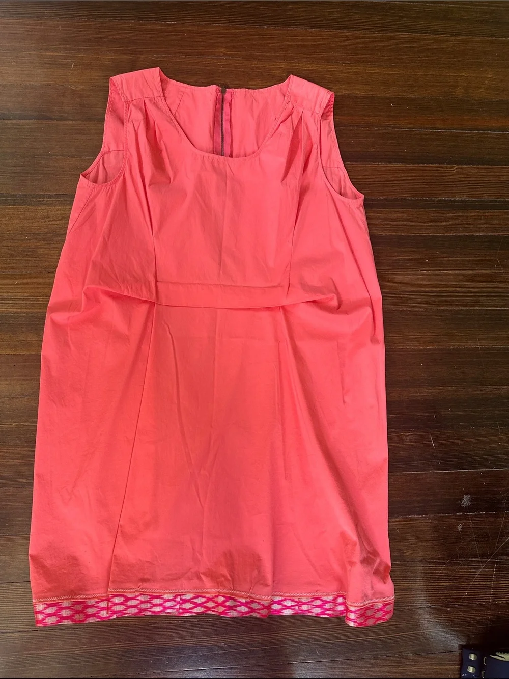 Marni Coral Pink Sleeveless Shift Dress